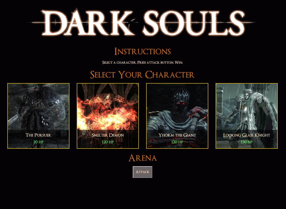 Dark Souls RPG Game